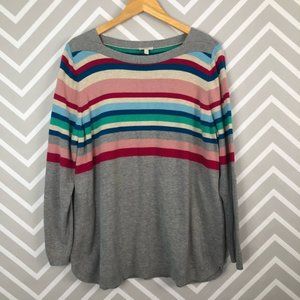 Talbots Rainbow Stripe Sweater Size 2X